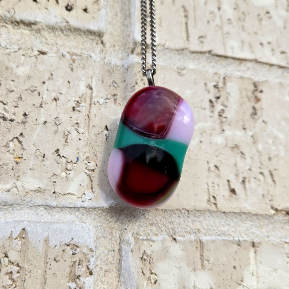 Handmade Glass Unique Necklace